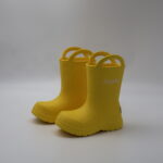 Custom Portable Children's Rain Boots Anti Slip Soft Sole Lightweight Rubber Waterproof Comfortable Rain Shoes Handles Rain Boot - 图片 4