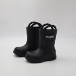 Custom Portable Children's Rain Boots Anti Slip Soft Sole Lightweight Rubber Waterproof Comfortable Rain Shoes Handles Rain Boot - 图片 8