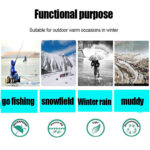 EVA Rain Boots Waterproof Foam Knee-high Rubber Shoes Removable Liner Draw String Fishing Hunting Ice Cold Storage Workers Boots - 图片 8