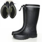 EVA Rain Boots Waterproof Foam Knee-high Rubber Shoes Removable Liner Draw String Fishing Hunting Ice Cold Storage Workers Boots