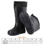 Winter Warm Eva Rain Boots Men Waterproof Cotton Long Rain Boots Outdoor Snow Boots Shoes Arctic Ice Tall Cold Weather Shoes - 图片 6