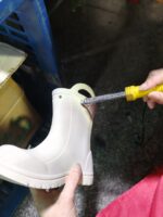 Custom Portable Children's Rain Boots Anti Slip Soft Sole Lightweight Rubber Waterproof Comfortable Rain Shoes Handles Rain Boot - 图片 16