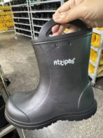 Custom Portable Children's Rain Boots Anti Slip Soft Sole Lightweight Rubber Waterproof Comfortable Rain Shoes Handles Rain Boot - 图片 32